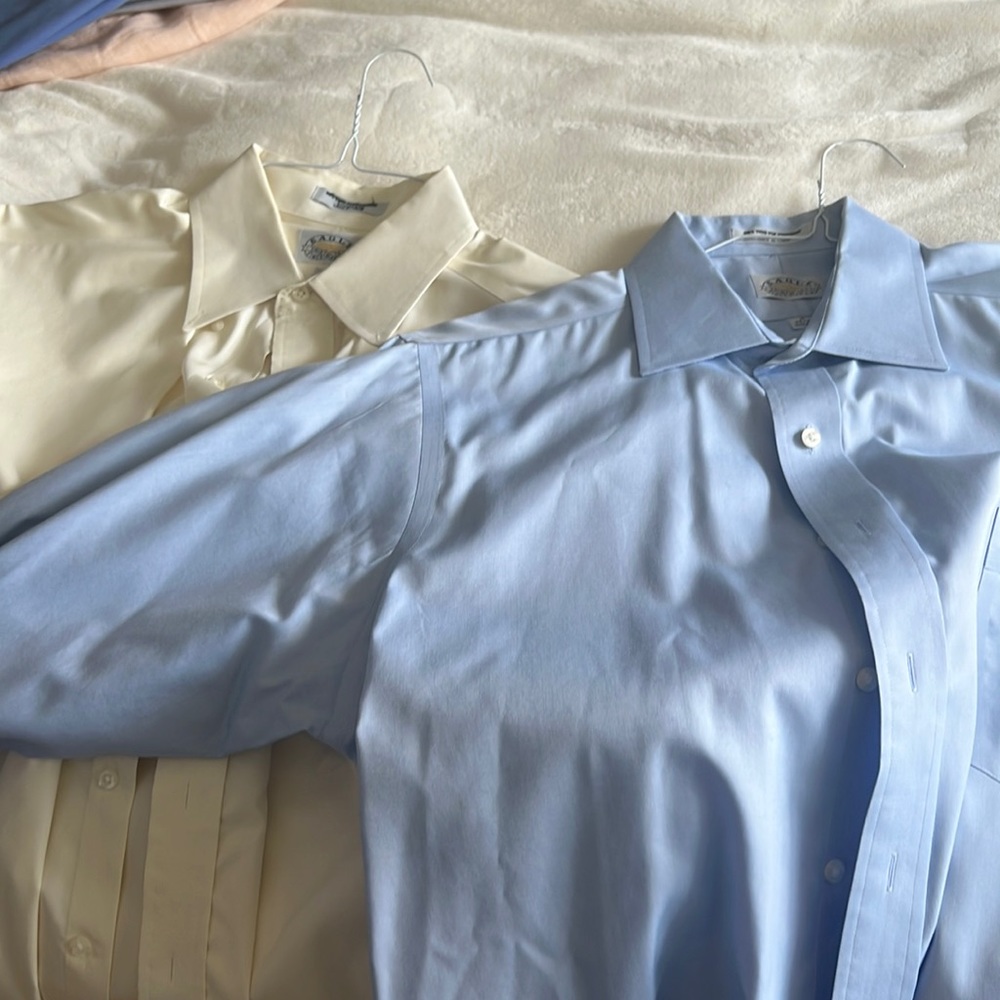 Two dry clean button downs